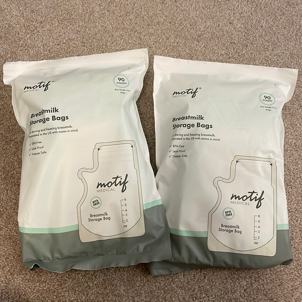 Breastmilk storage bag
